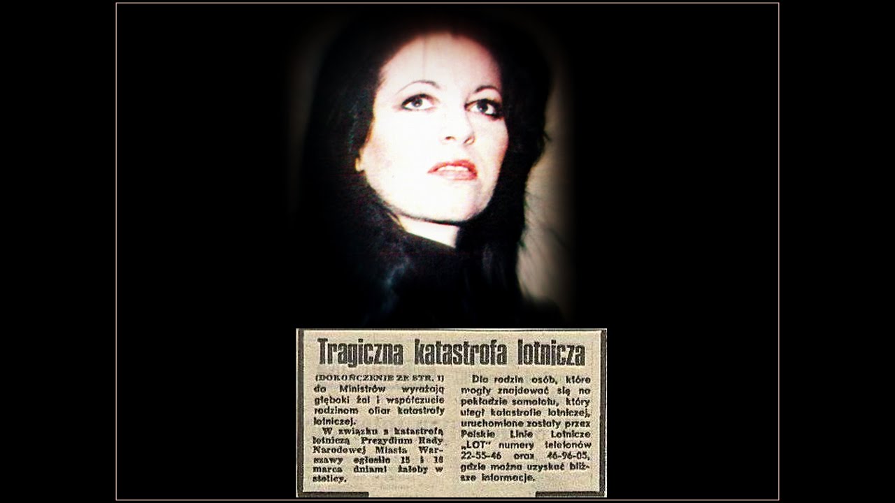 Anna Jantar -mat. archiwalne PR dotyczące katastrofy Kopernika