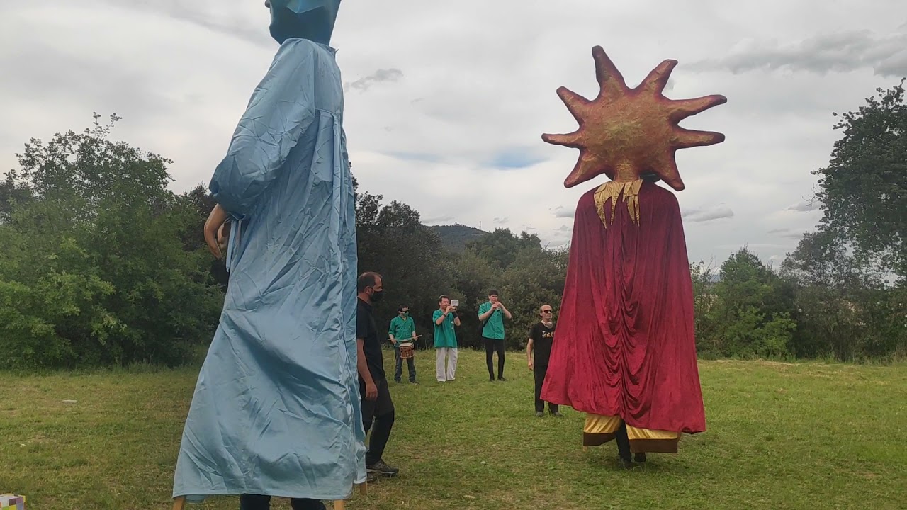 Gegants Castellar del Vallès-Castellar Vell 15 maig 2021