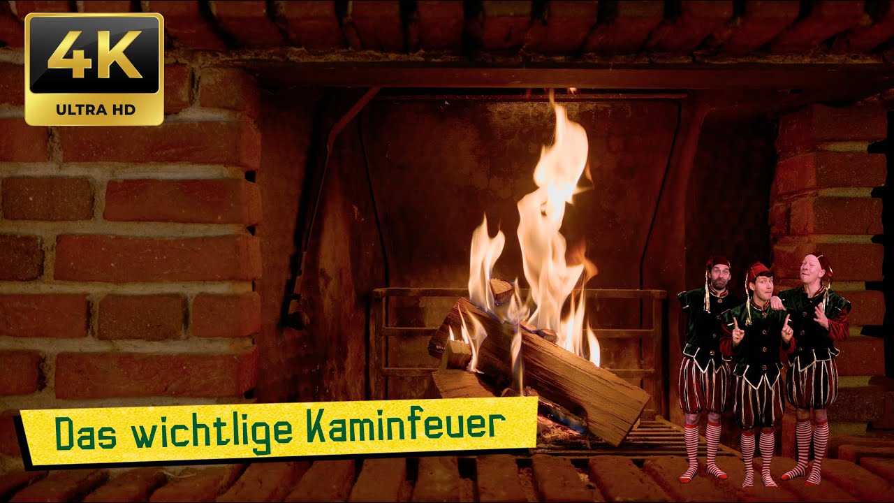 🔥 Das wichtlige Kaminfeuer in 4K von Deine Freunde I Real Fireplace I Cozy I Kamin I Feuer 🔥