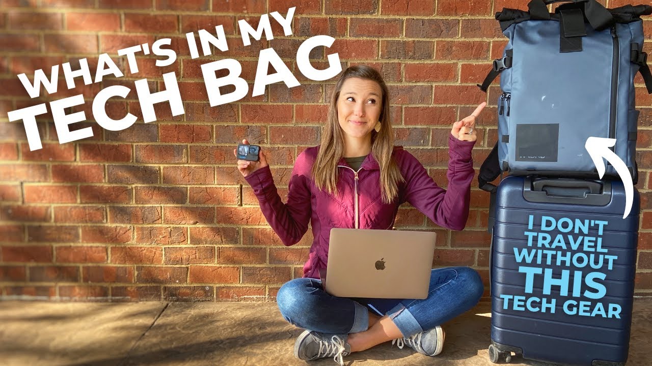What’s in my Tech Travel Backpack | Digital Nomad Lifestyle + Tech Travel Essentials | Carry-On