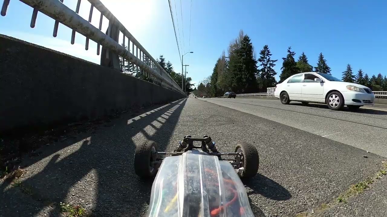 Drive in my RC car on our sidewalk 4-15-2023 @JohnCovey-s3n
