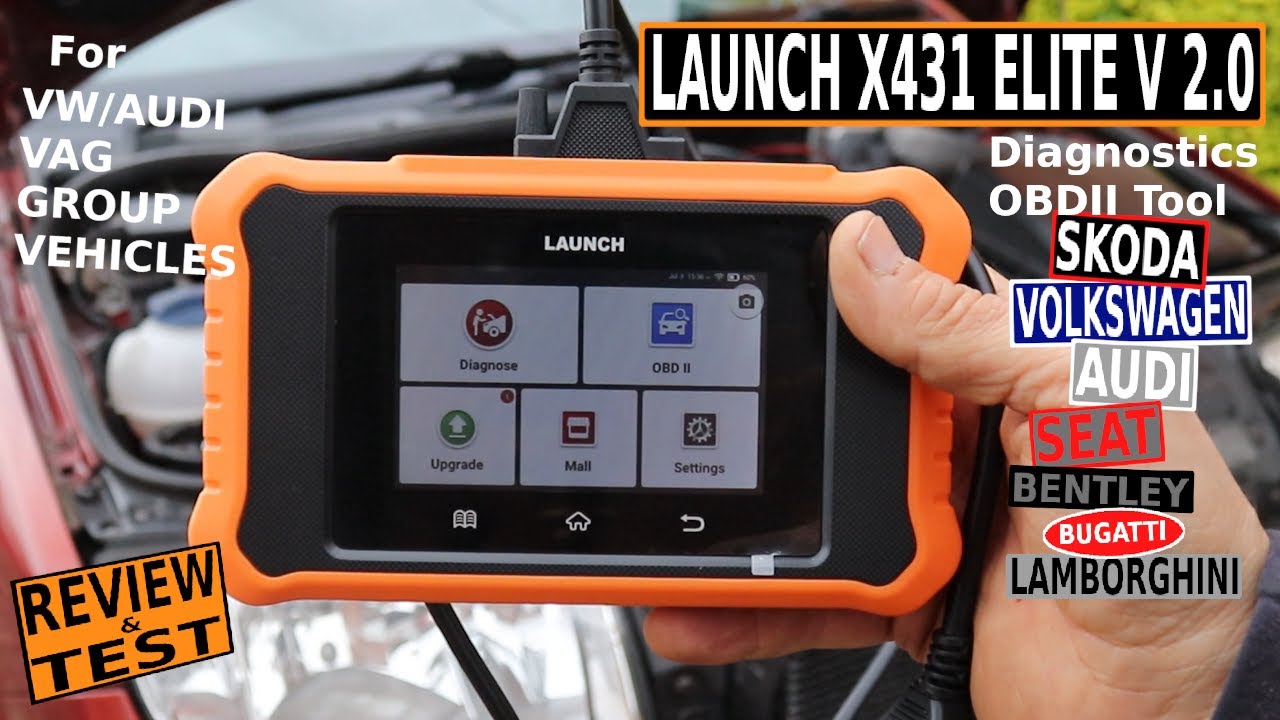 LAUNCH X431 ELITE V2.0 For VAG group vehicles