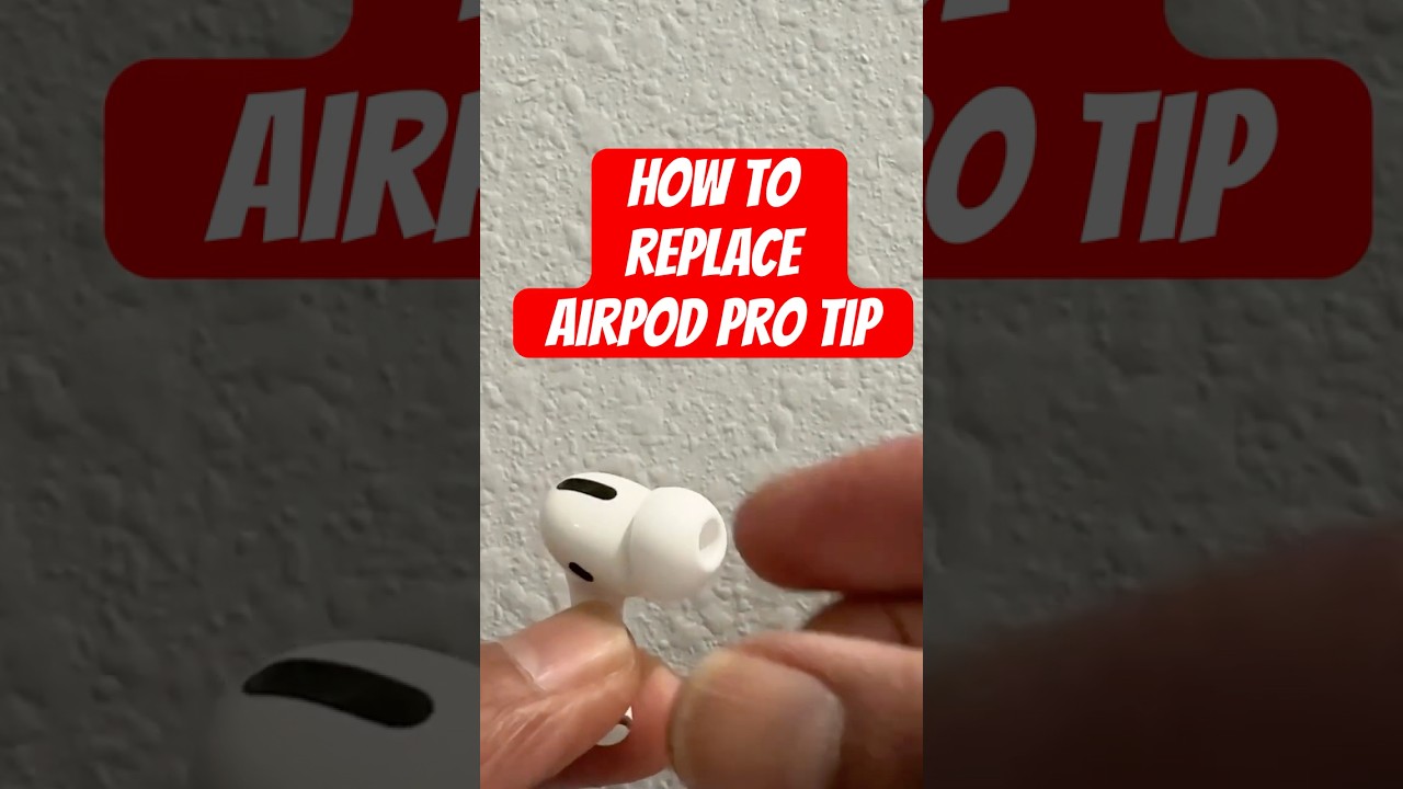 Quick and Easy: How to Change AirPods Pro Ear Tips #shorts