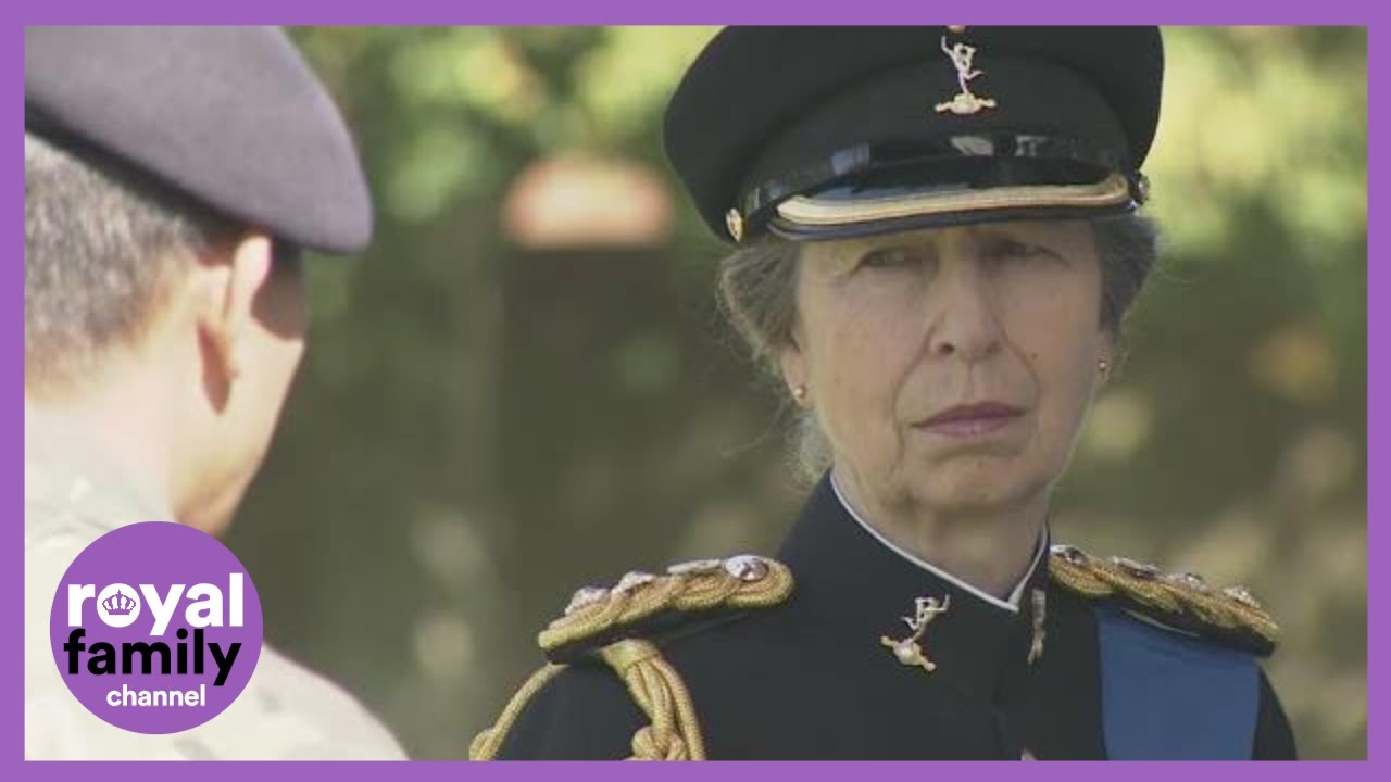 Princess Anne visits Gurkha regiment