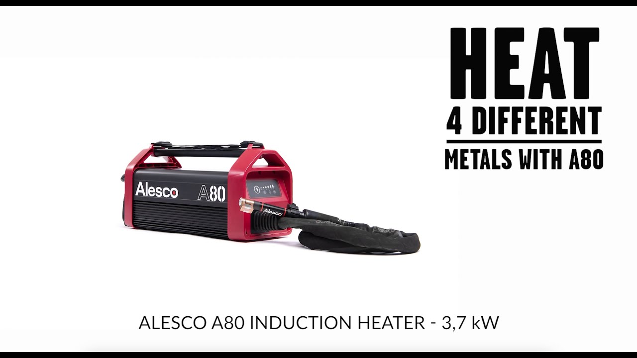 Alesco A80 3,7 kW - Heats all metals, even those that are not magnetic