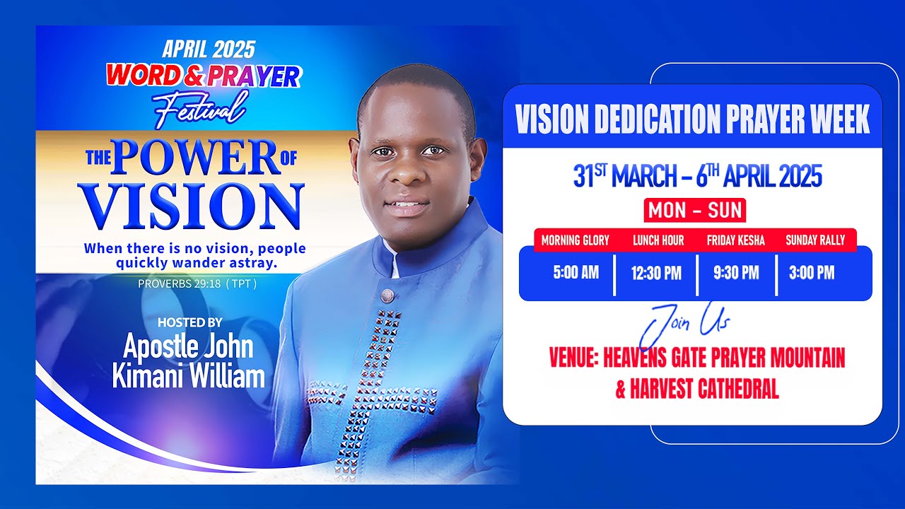 Writing Your Vision || Apostle John Kimani William