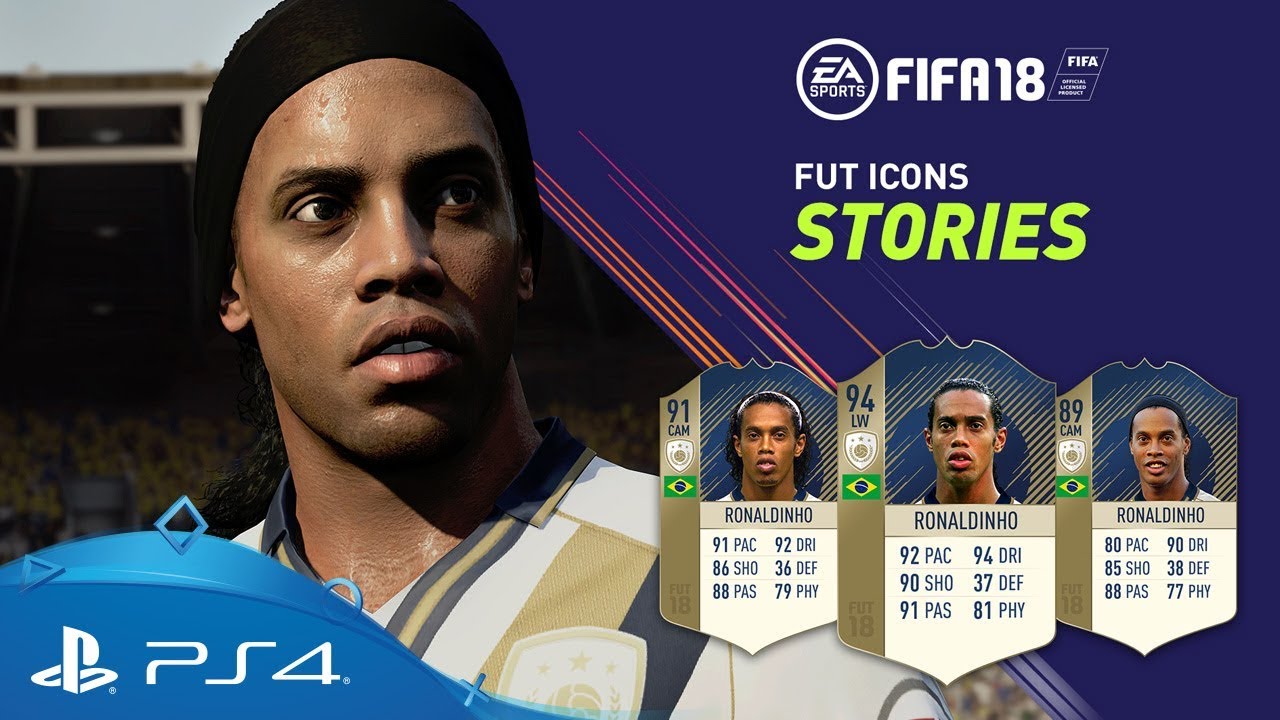 FIFA 18 | FUT Icons Stories trailer ft. Ronaldinho | PS4