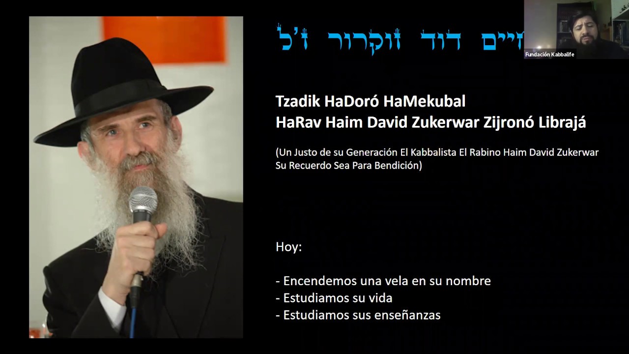 Shivii Pesaj 5780 - Hilula Rav Haim David Zukerwar Z