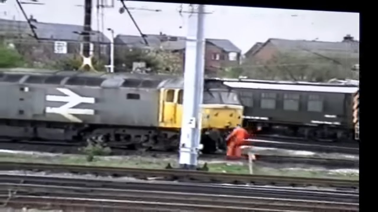 Runaway Locomotive (Class 47) at Wigan TMD 1992