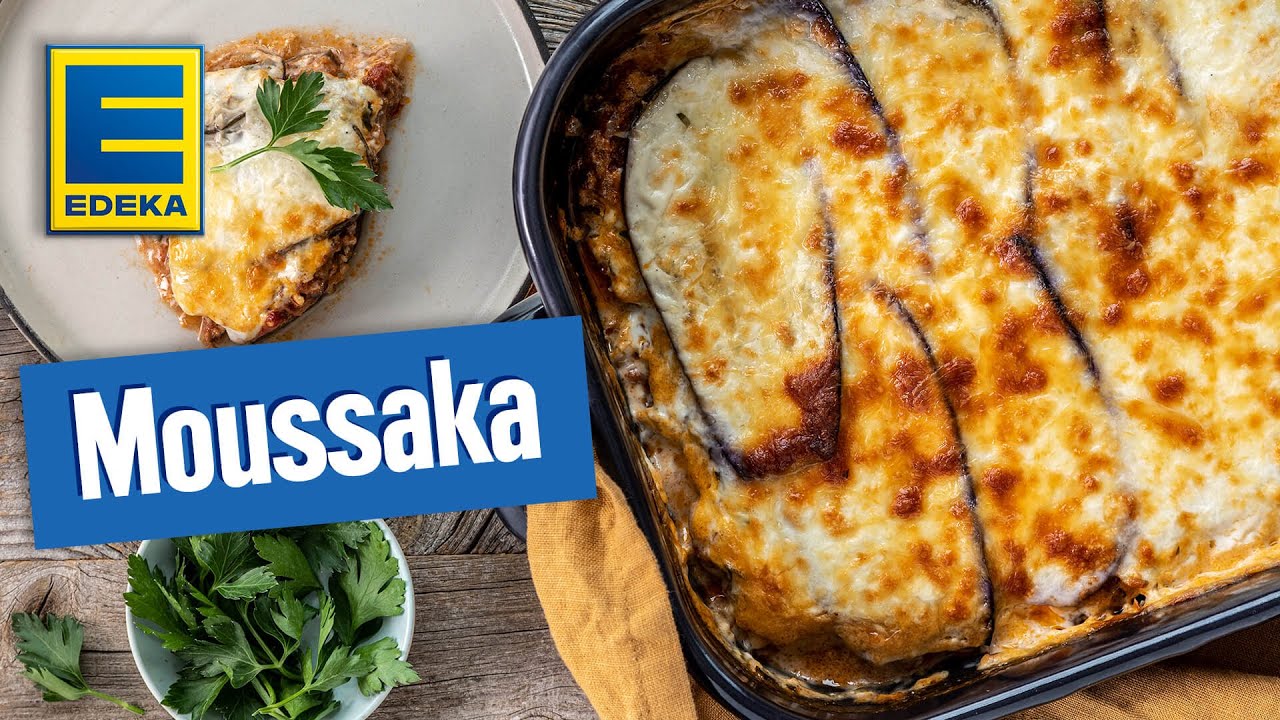 Traditionelles Moussaka-Rezept | Griechischer Auberginenauflauf mit Hackfleisch