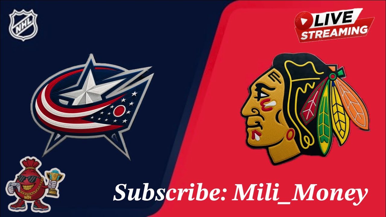 NHL Blue Jackets Vs Blackhawks Friday Night Hockey NHL 26 Simulation Game
