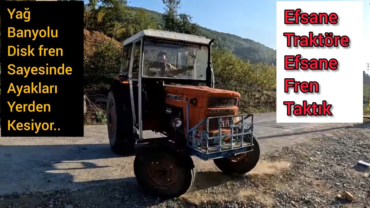 Efsane Fiat 640 Traktöre Yağlı Disk Fren Montajı Yaptım / Yağ Banyolu Disk Fren Testleri