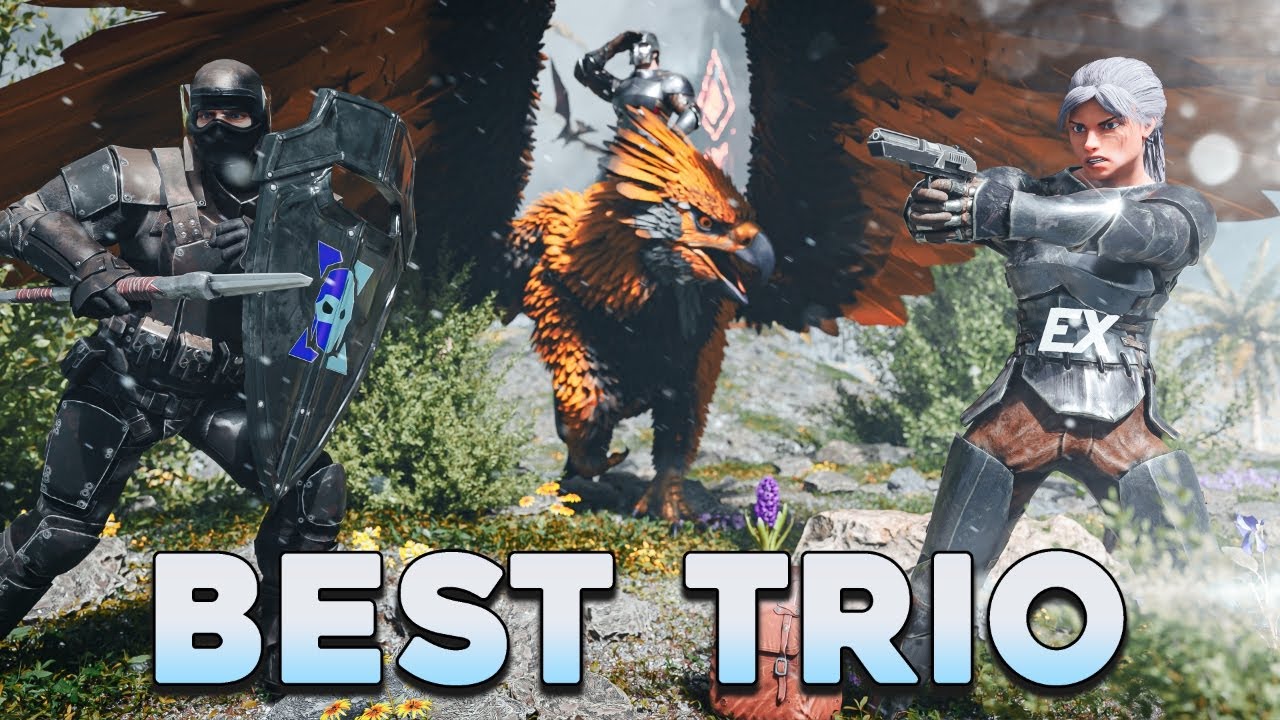 3 YouTubers VS ARK Ragnarok Ascended...