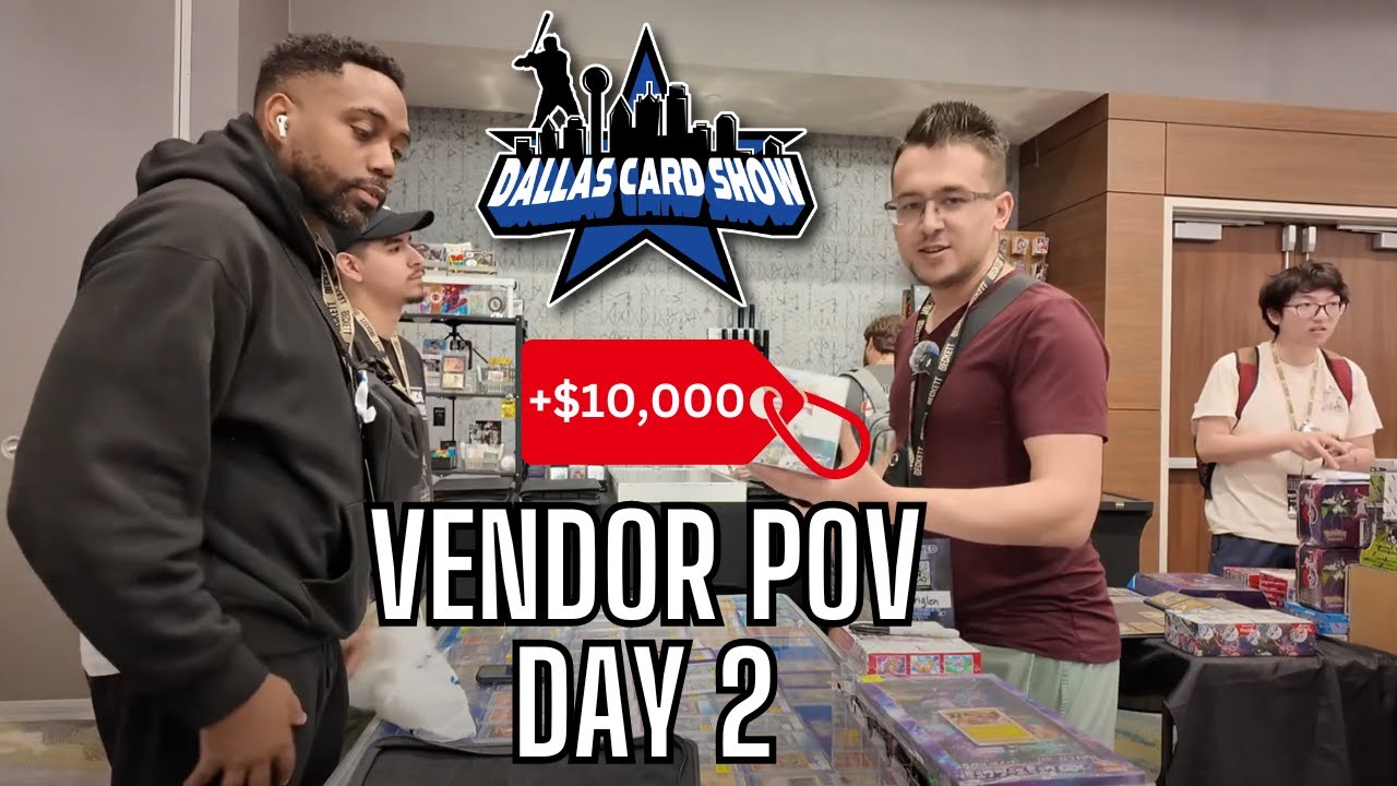 Первый опыт торговли картами Pokemon Card Show! Скидки на 10 000 долларов на второй день Dallas C...