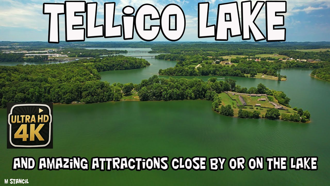 Tellico Lake Tennessee 4K  / With Close by Attractions  (DJI Mavic Air 2S Drone Footage) Hidden Gem!