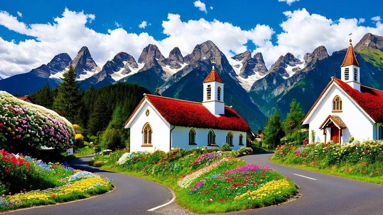 DRIVING IN SWISS  - 7 BEST PLACES  TO VISIT IN SWITZERLAND - 4K   (5)