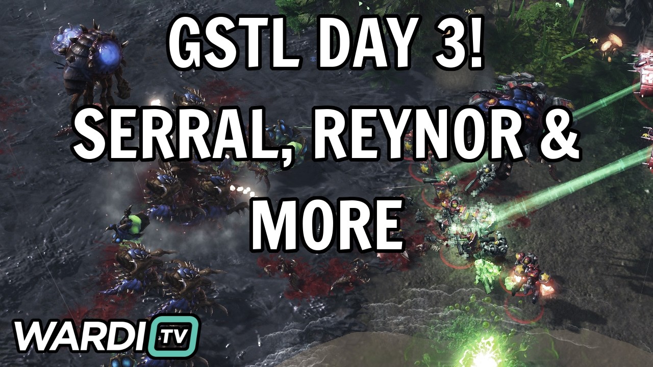 Serral vs Cure & More - GSTL DAY 3! T1ONSYDE vs SHOPIFY & BASILISK VS HWASEUNG [StarCraft 2]