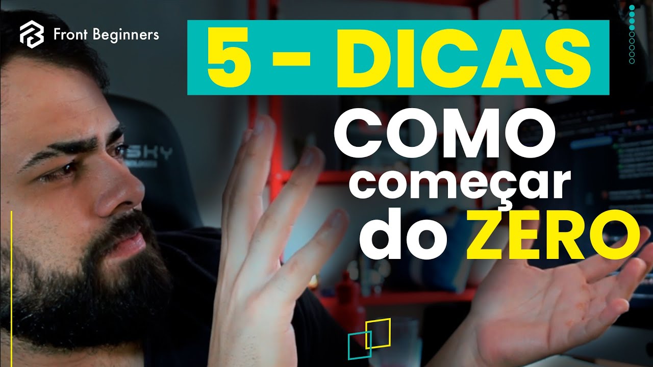 5 DICAS como COME&Ccedil;AR a PROGRAMAR do zero