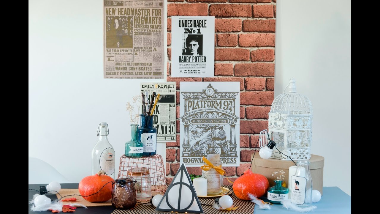 DIY HARRY POTTER / The enchanted table