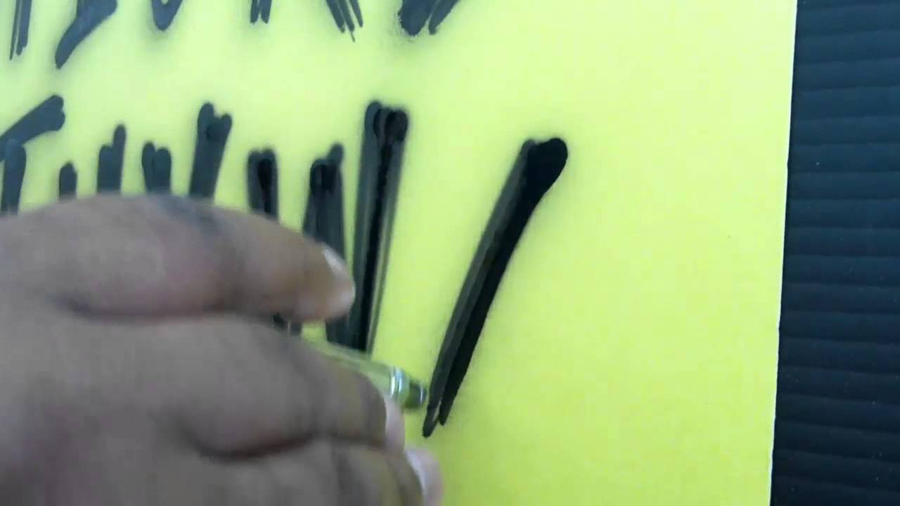 How to Airbrush Brush Stroke Letters (Alphabet)