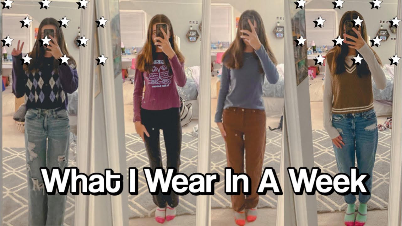 What I Wear In A Week! *High School Edition*