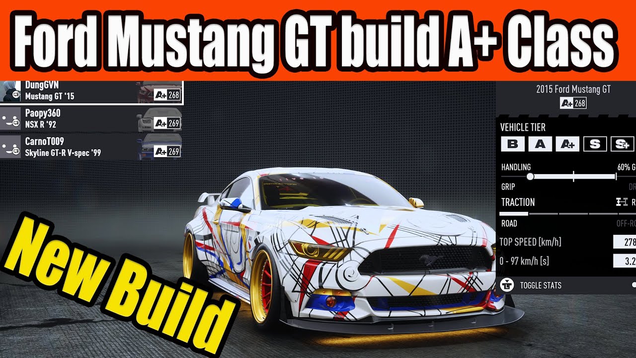 2015 Ford Mustang GT build A+ Class in NFS Unbound - New Build