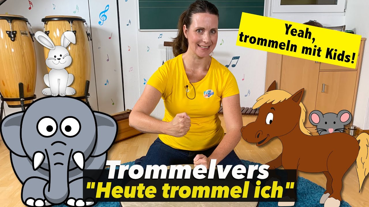 Trommel-Mitmach Vers für Kinder | Trommeln mit Kindern | Kita | Kids