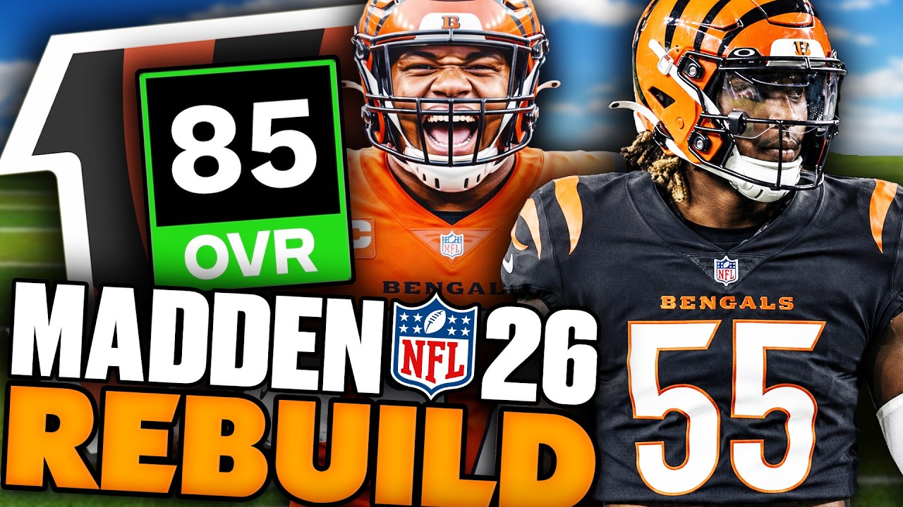 Драфт-класс Bengals вошел в топ-5! Перестройка Cincinnati Bengals в режиме франшизы Madden 26