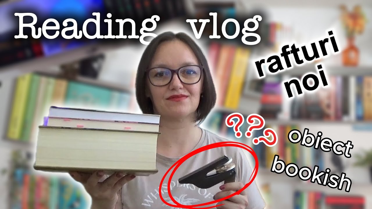 Reorganizez biblioteca, termin TBR-ul lunii + un obiect bookish | Reading vlog