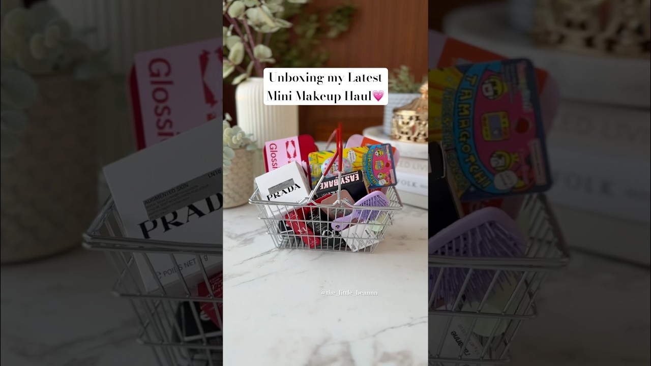 Which is your fave?🥹☺️ #minimakeup #unboxwithme #whatsinmybag #asmrunboxing #tinythings