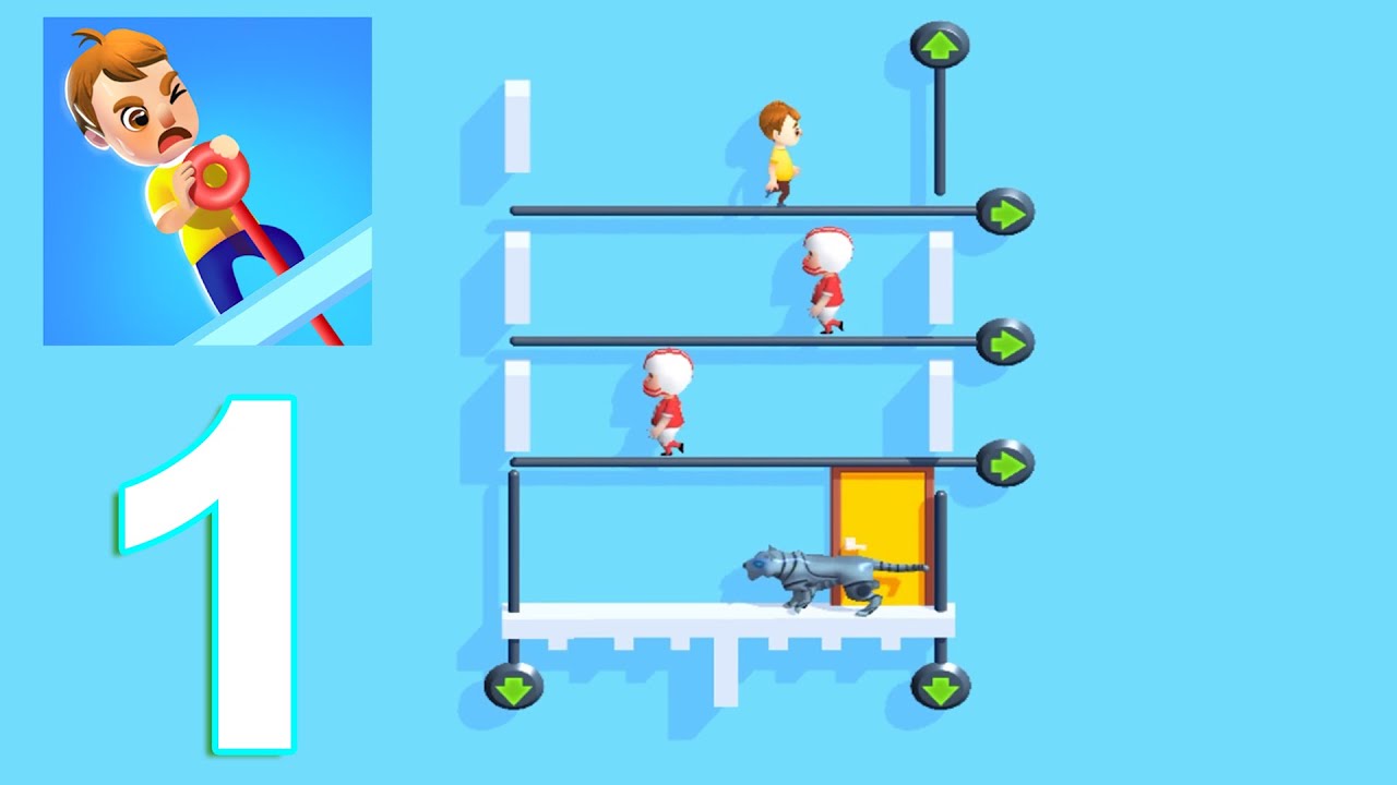 Pin Pull Gameplay Walkthrough Part 1 All Levels 1-50 (IOS/Android)