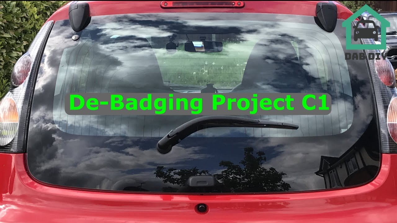 C1/107/Aygo rear de-badging