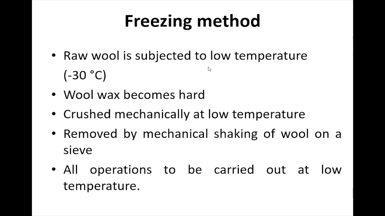 Wool scouring