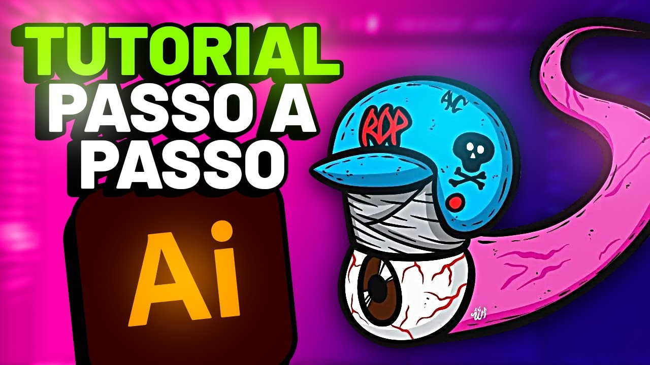 Como vetorizar um DESENHO do ZERO no Illustrator
