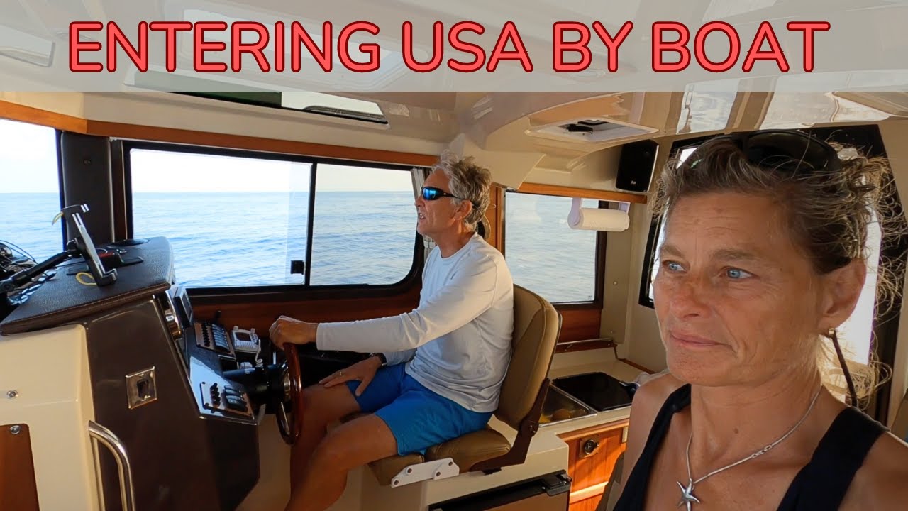 How to Enter USA by Boat - Bimini to Miami - Catch and Cook Mahi - Ep 47