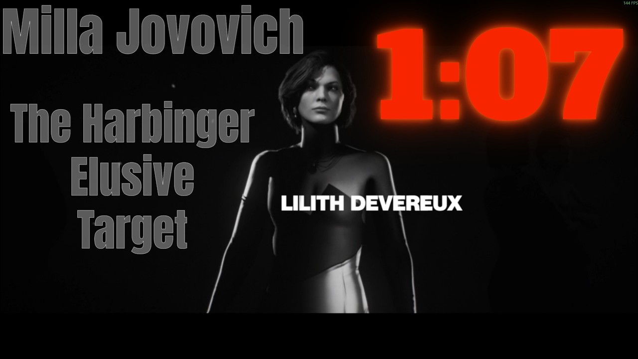 Hitman WOA The Harbinger ET Silent Assassin Speedrun 1:07