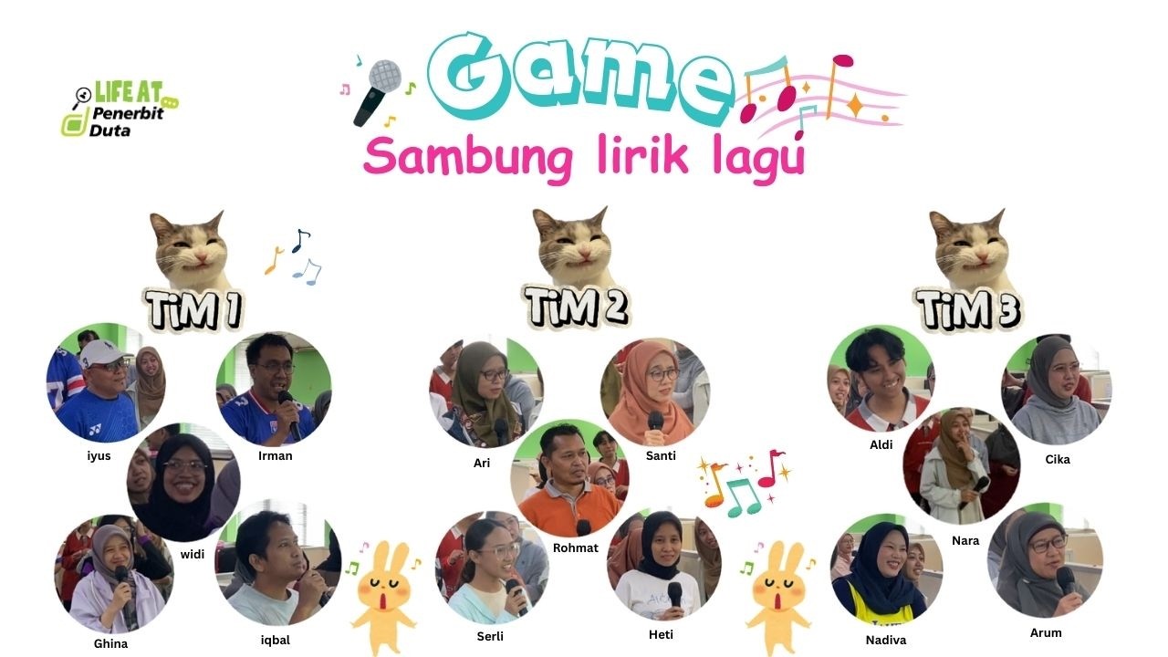 Game Kantor  Crew Duta Ditantang Sambung Lirik Lagu 🎤 🕺🏻💃🏻