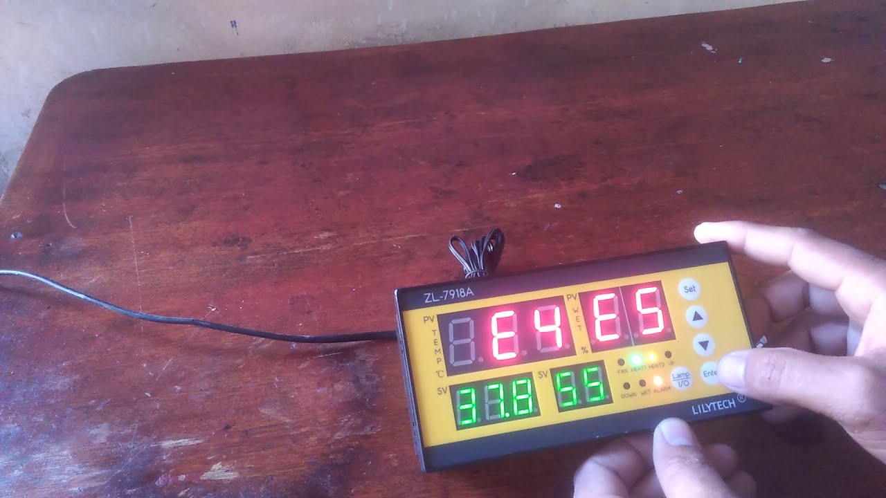 برمجة وتركيب متحكم للفقاسة Zl-7918A  lilytech