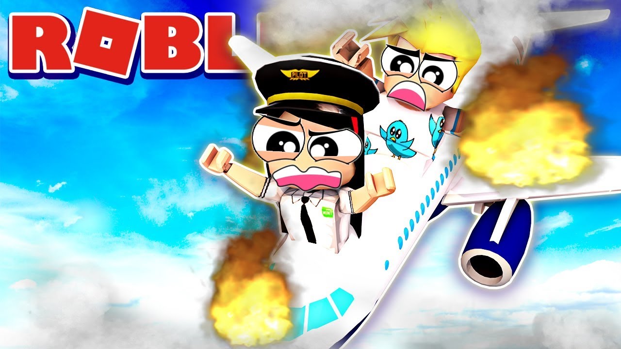 The Most Talented Pilot - Roblox Survive a Plane Crash on Fire with Gamer Chad - DOLLASTIC PLAYS!!