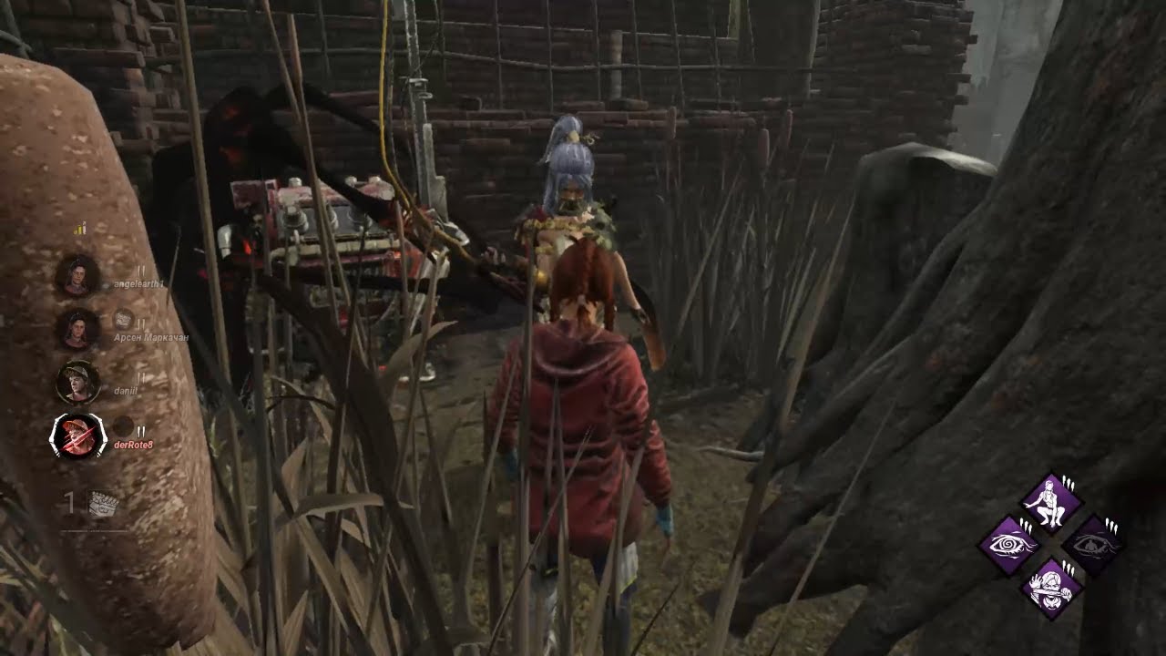 Dead By Daylight facing Skull Merchant