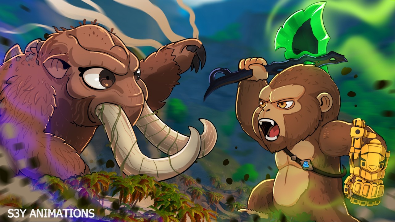 Baby Kong vs Titanus Behemoth  | Godzilla x Kong Supernova - Animation 34