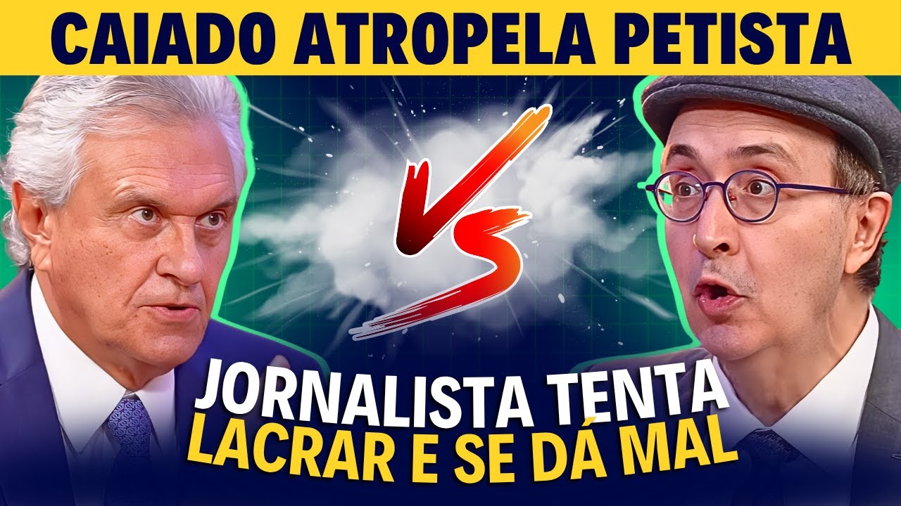 Reinaldo Azevedo faz perguntas SEM NOÇÃO e TOMA LIÇÃO de Ronaldo Caiado