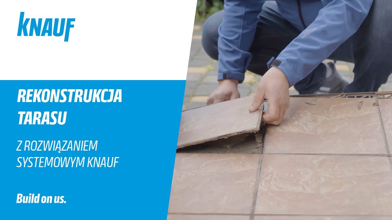 Naprawa zniszczonego tarasu za pomocą systemu tarasowego Knauf