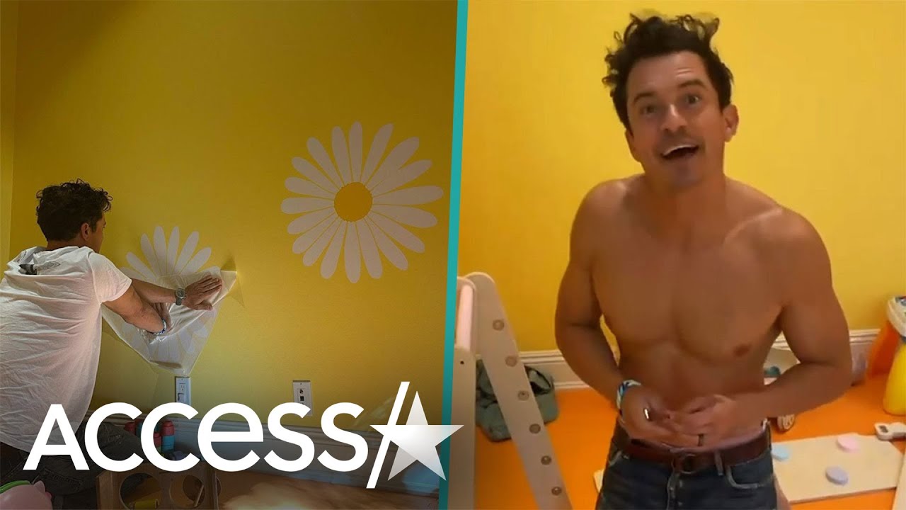 Katy Perry Shows Off Shirtless Orlando Bloom Decorating Daisy’s Room