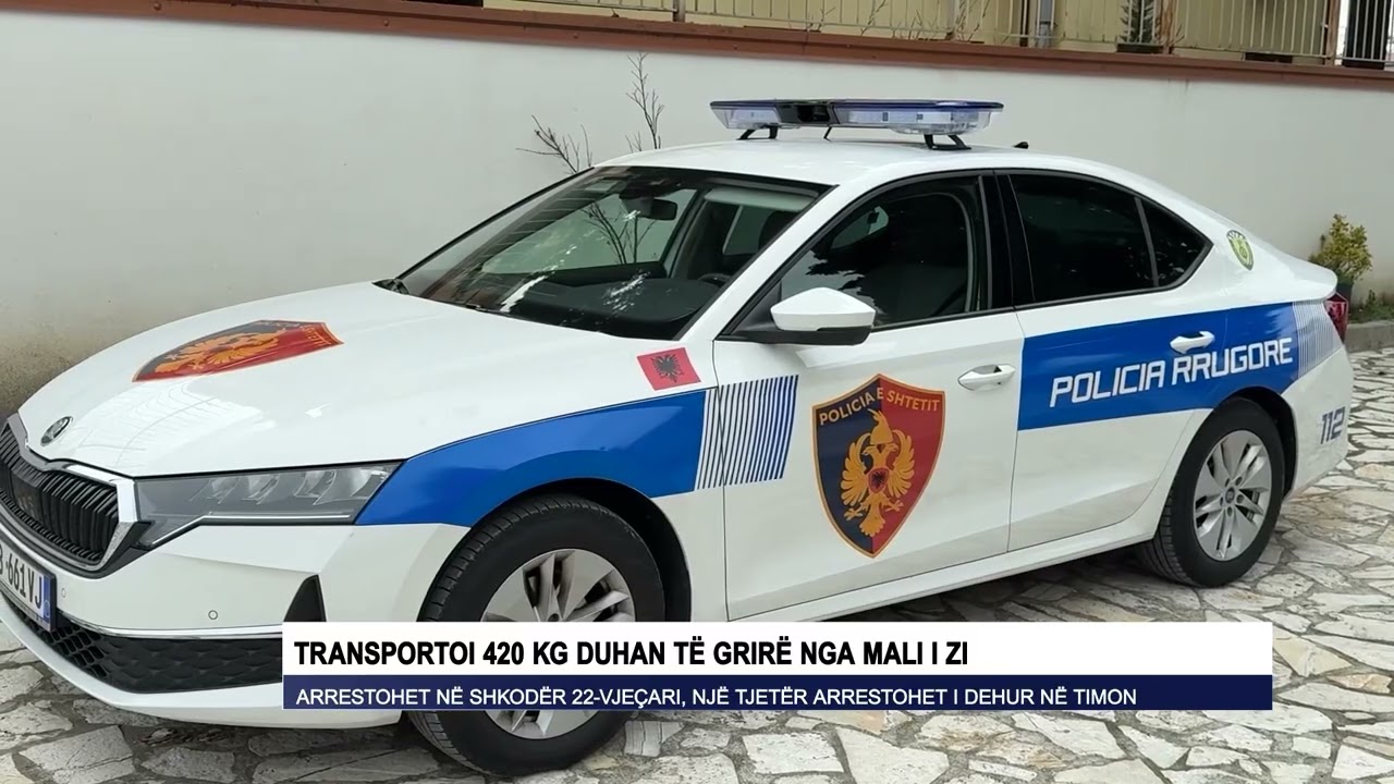 Transportoi 420 kg duhan të grirë nga Mali i zi