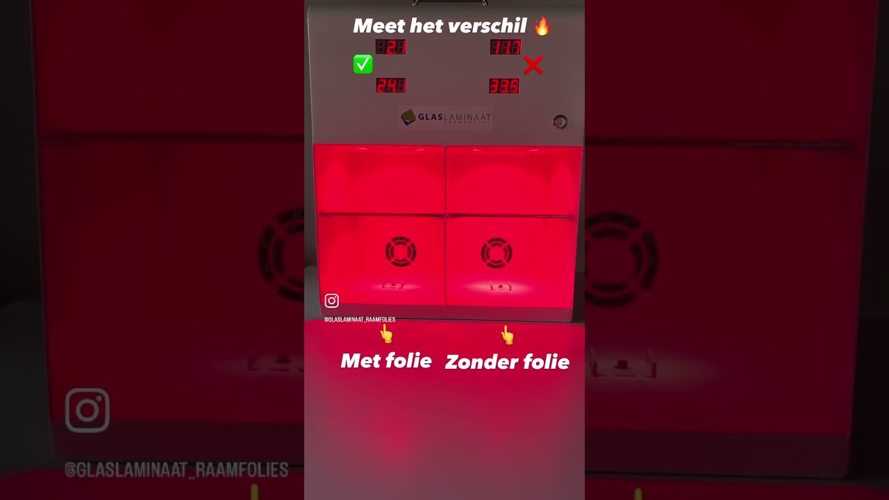 Effect zonwerende folie van Glaslaminaat