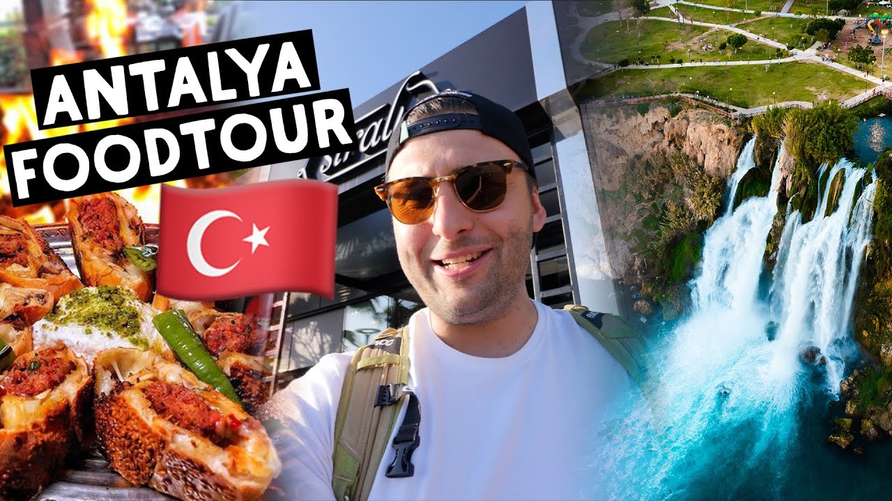 ANTALYA FOOD TOUR - Das beste ESSEN der TÜRKEI ! KOKOREC, MIDYE, KÖFTE & ADANA KEBAP  🇹🇷
