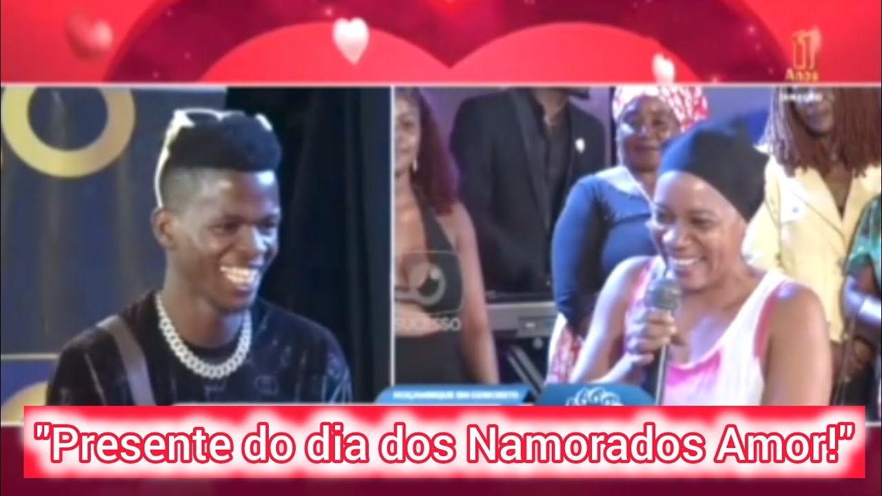 Ela recebeu presentes do seu amado 