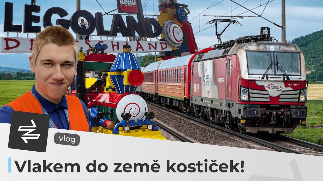 Nočním vlakem do Legolandu | VLOG