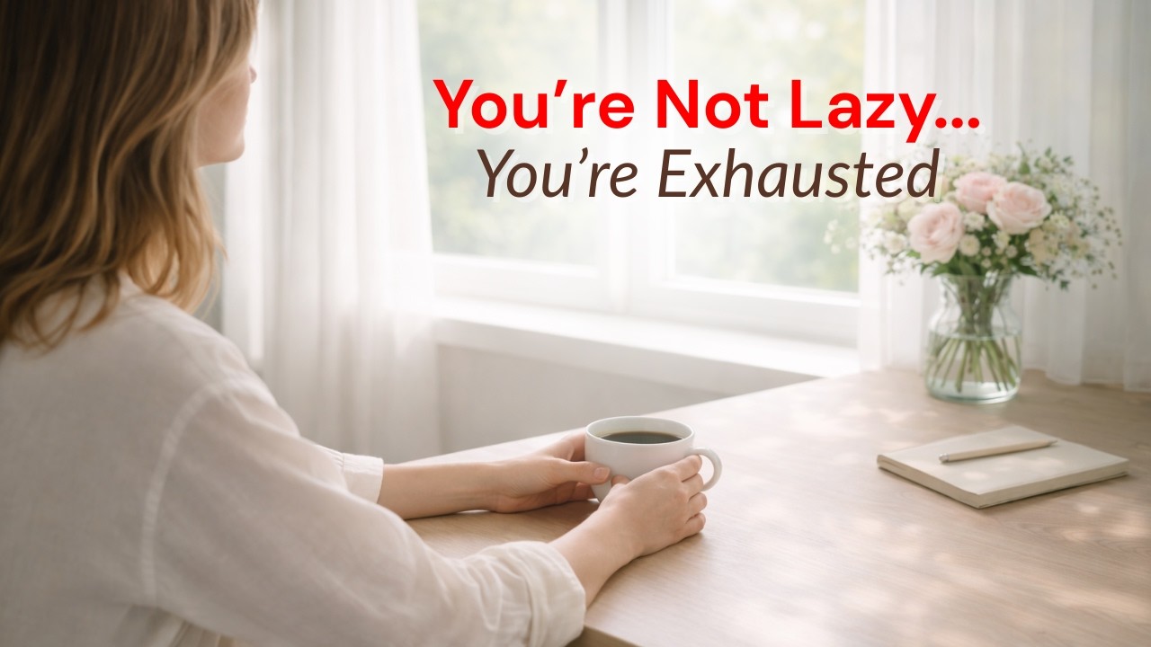 You’re Not Lazy — You’re Exhausted in a Way Motivation Can’t Fix